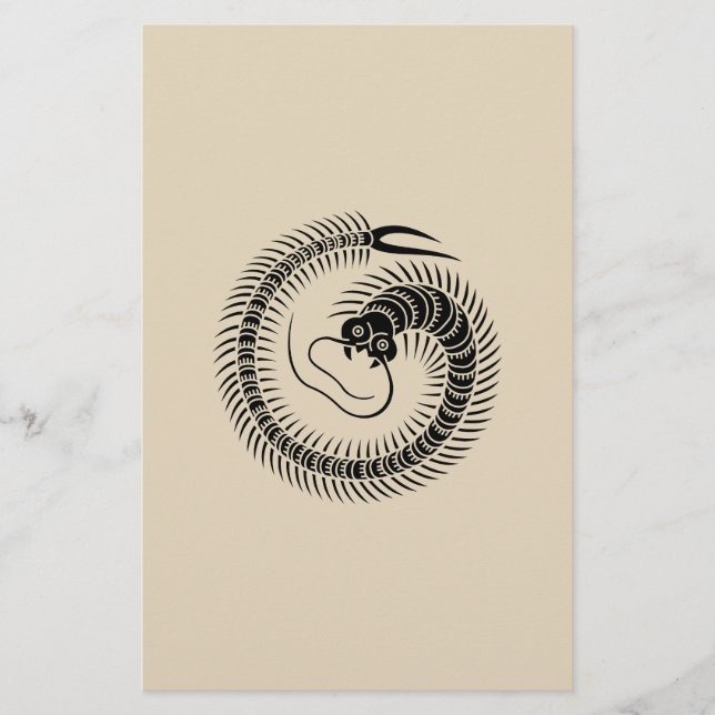 Zentipezzirkel Briefpapier (Vorderseite)