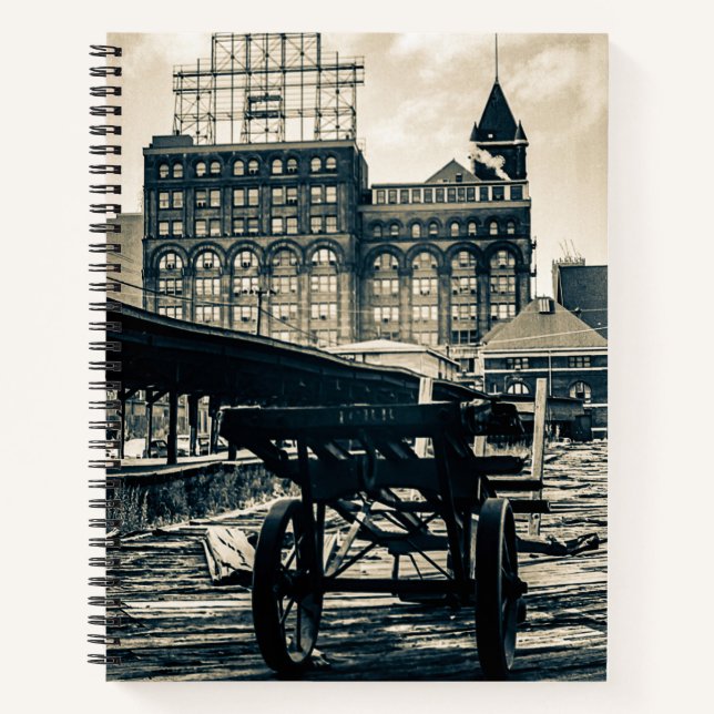 Zentral-Bahnhofsbahnhof Chicago ICRR 1960er Notizbuch (Vorderseite)