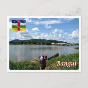 Zentralafrikanische Republik - Bangui - Fluss Uban Postkarte