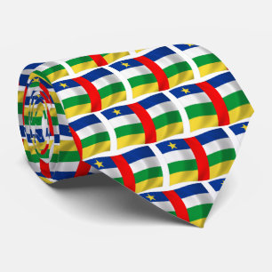 Zentralafrikanische Republik Flagge Krawatte