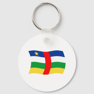 Zentralafrikanische Republik Flagge Schlüsselanhän Schlüsselanhänger