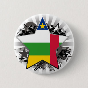 Zentralafrikanische Republik Stern Button