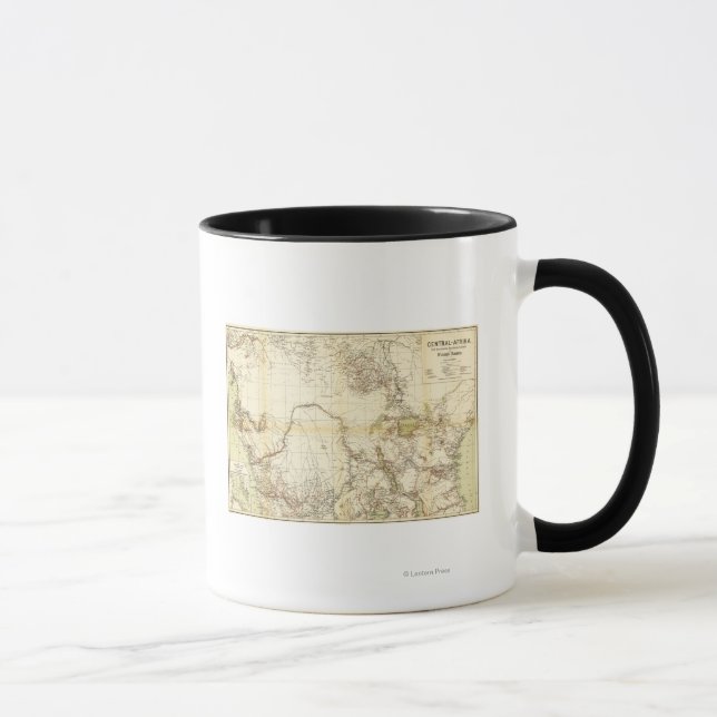 ZentralafrikaPanoramakarte Zentralafrika Tasse (Rechts)