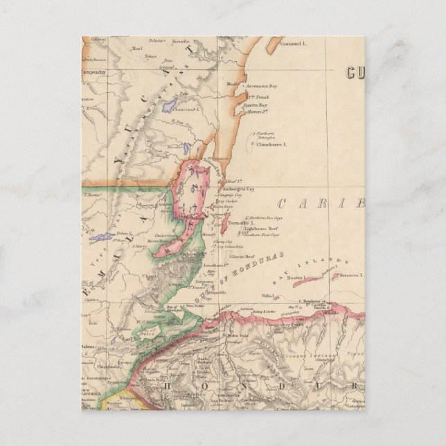 Zentralamerika 3 postkarte (Vorderseite)