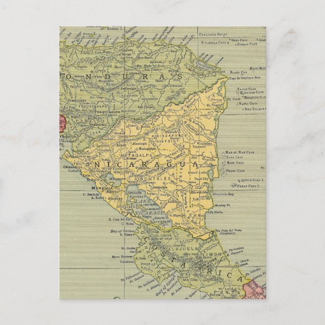 Zentralamerika 5 postkarte (Vorderseite)