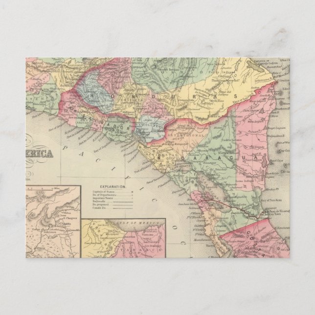 Zentralamerika 8 postkarte (Vorderseite)