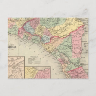 Zentralamerika 8 postkarte