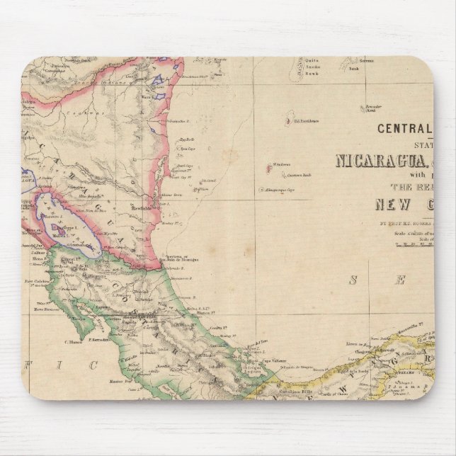 Zentralamerika 9 mousepad (Vorne)