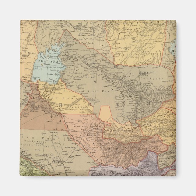 Zentralasien 2 magnet (Vorne)