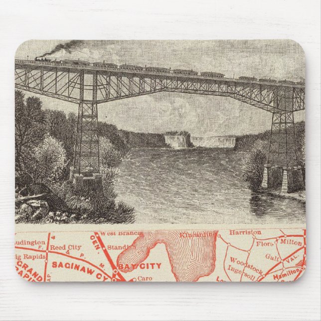 Zentralbahn von Michigan Mousepad (Vorne)