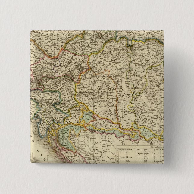 Zentralbalkan-Halbinsel Österreich Ungarn Button (Vorderseite)