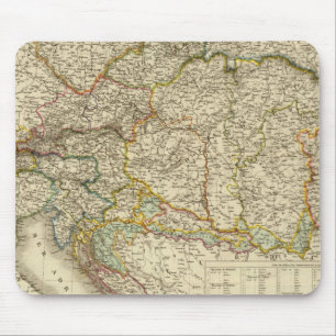 Zentralbalkan-Halbinsel Österreich Ungarn Mousepad