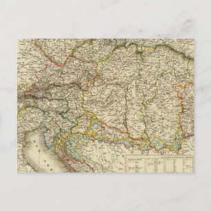 Zentralbalkanhalbinsel Österreich Ungarn Postkarte