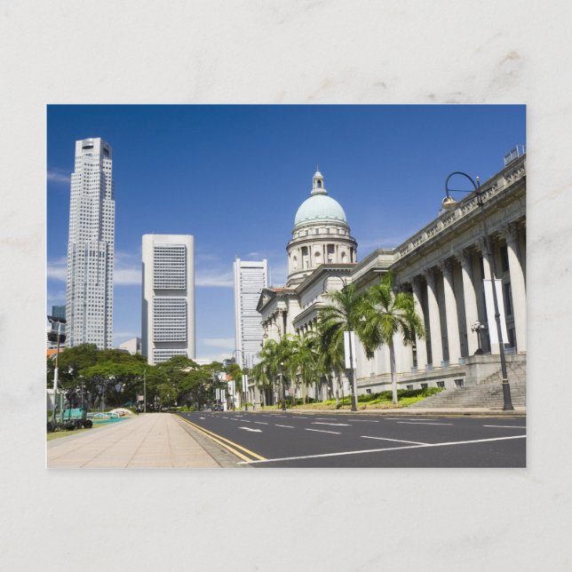 Zentralbezirk Singapur Postkarte (Vorderseite)