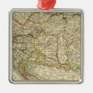 Zentrale Balkan-Halbinsel Österreich Ungarn Silbernes Ornament