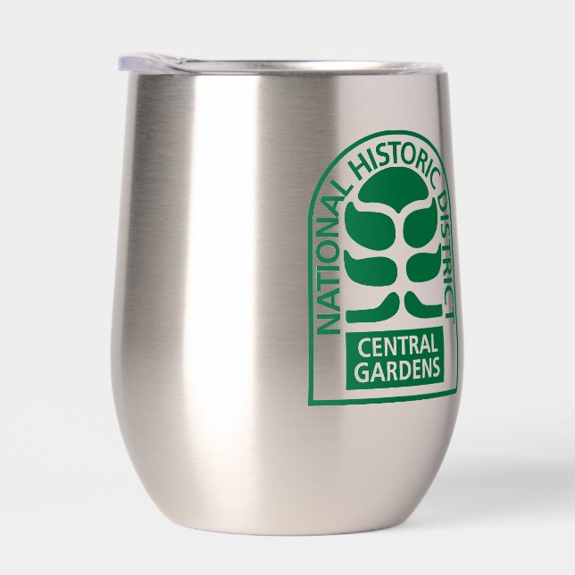 Zentrale Gartenanlage Wine Tumbler (Rechts)