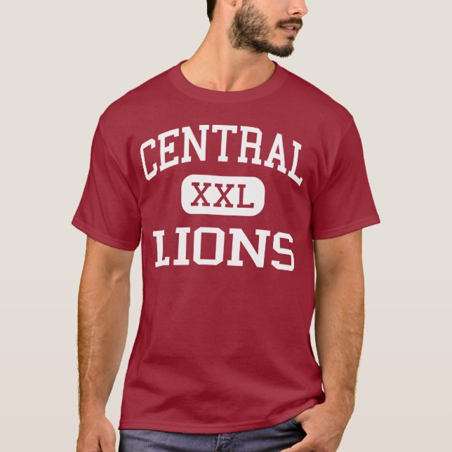 Zentrale - Löwen - Highschool - Carrollton Georgia T-Shirt (Vorderseite)