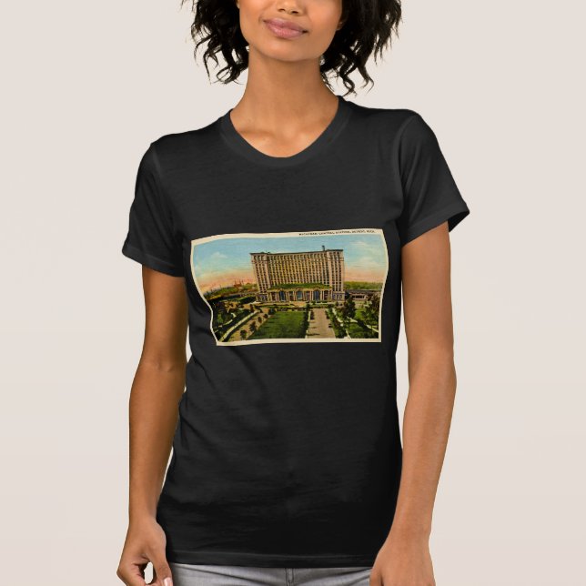 Zentrale Station Detroit, Michigan Michigans T-Shirt (Vorderseite)