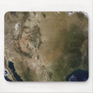 Zentrale und Western Vereinigte Staaten Mousepad