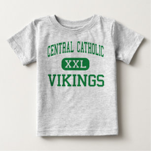 Zentraler Katholischer - Wikinger - hoch - Baby T-shirt
