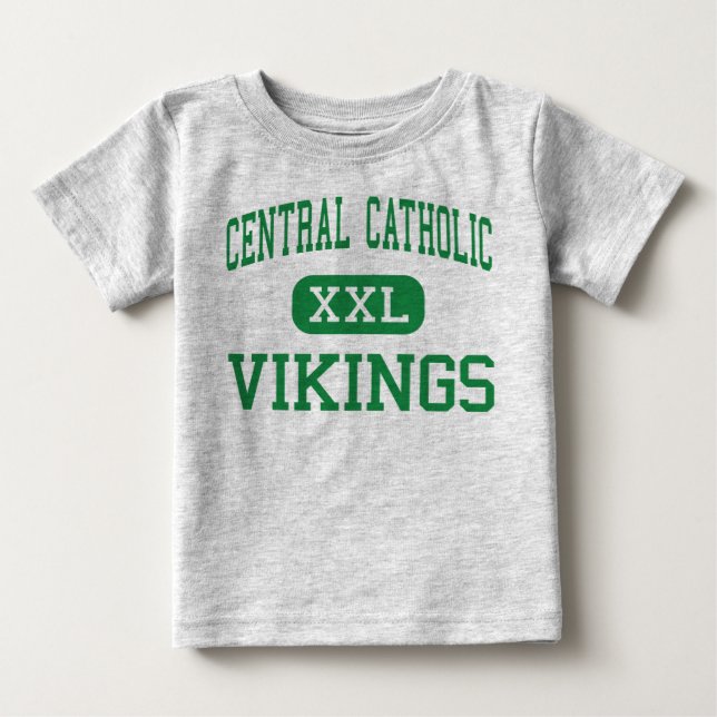 Zentraler Katholischer - Wikinger - hoch - Baby T-shirt (Vorderseite)