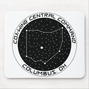 Zentraler Ohio X-Flügel zentraler Befehl Mousepad