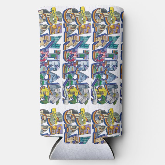 Zentralgarten Mural Selters Dosenkühler (Vorderseite)