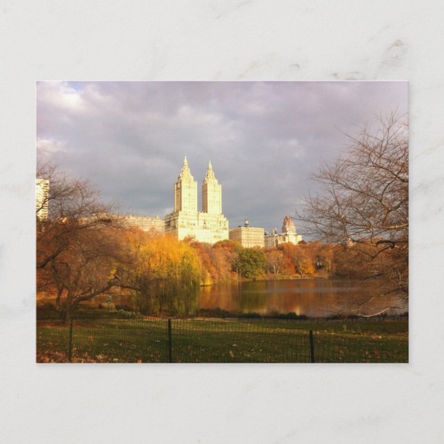 Zentralpark im Herbst Postkarte (Vorderseite)