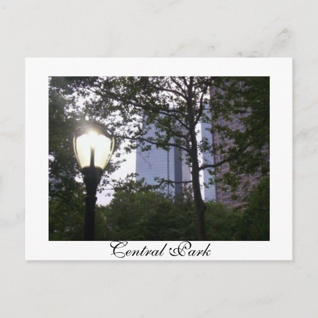 Zentralpark Postkarte (Vorderseite)