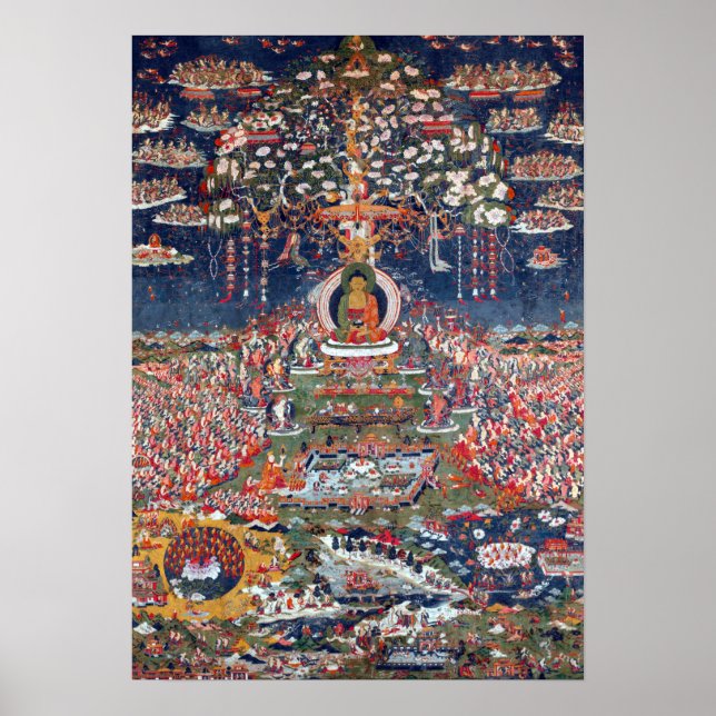 Zentraltibet Amitabha, der Buddha des Westerns Poster (Vorne)