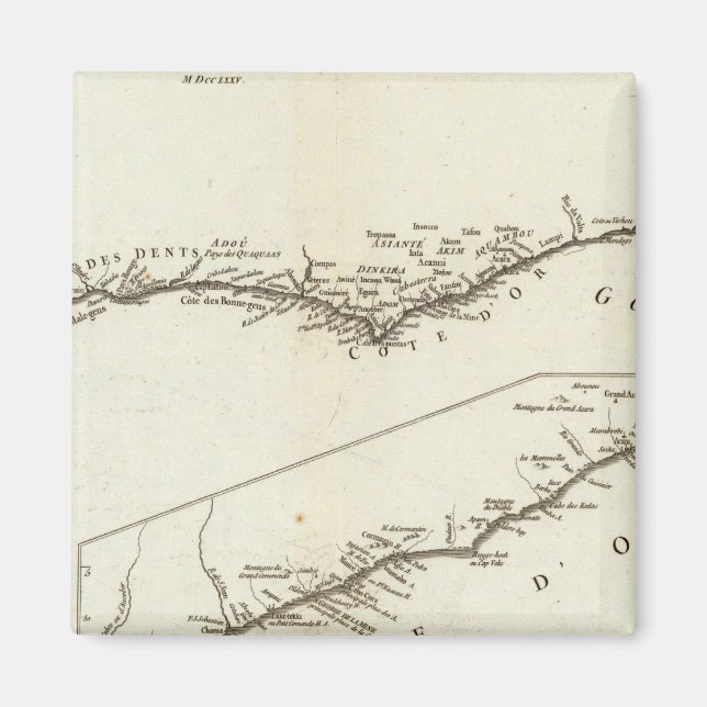 Zentralwestafrika Magnet (Vorne)