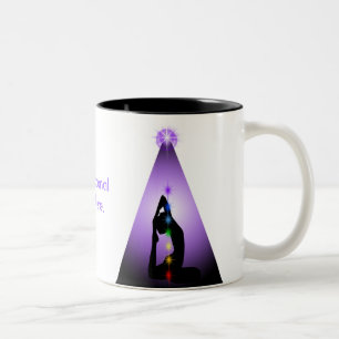 Zentriert Zweifarbige Tasse