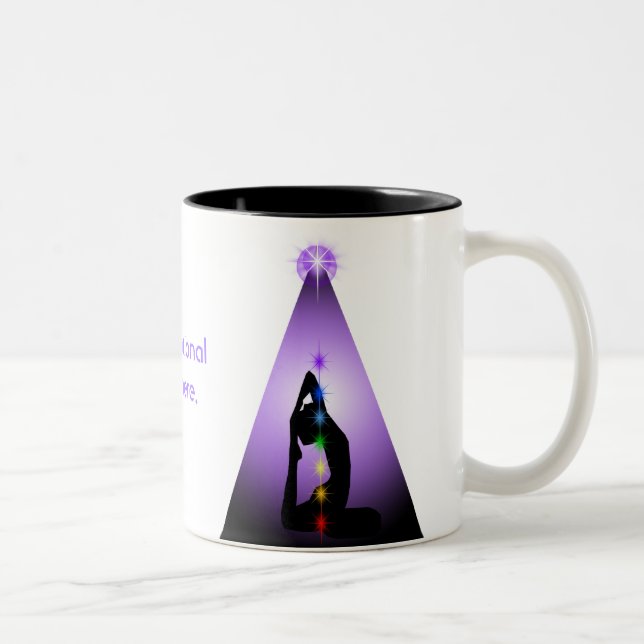 Zentriert Zweifarbige Tasse (Rechts)