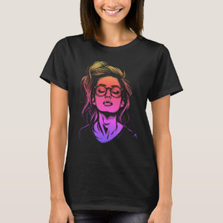 Zentrierter T - Shirt für Ruhe und Lebensfreude