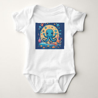 zentriertes Design eines minimalistischen Babytopu Baby Strampler