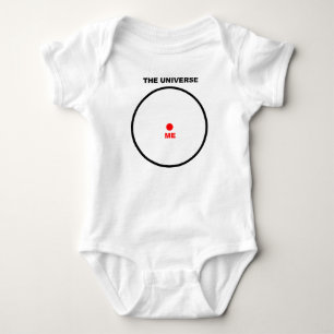 Zentrum des Universums Funny Romper Baby Strampler