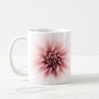 Zentrum eines rosa Dahlia Kaffeetasse