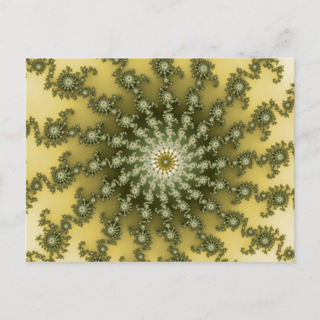 Zentrum - Fraktal Postkarte (Vorderseite)