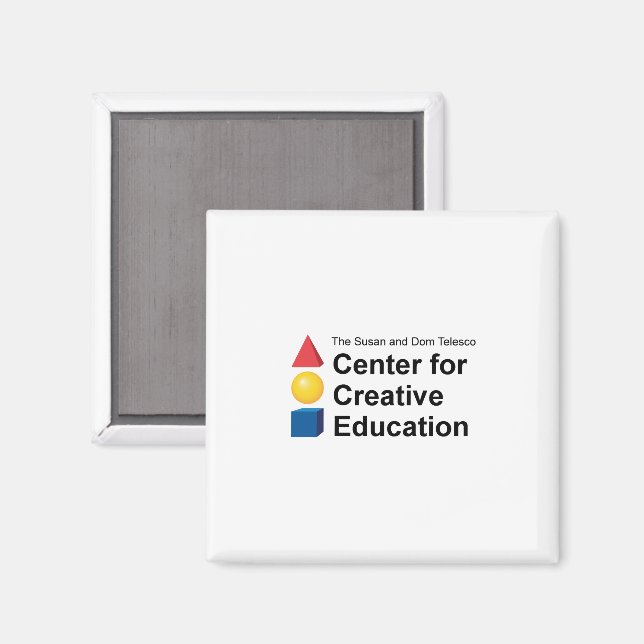 Zentrum für kreative Bildungsmagnet Magnet (Vorderseite/Rückseite)