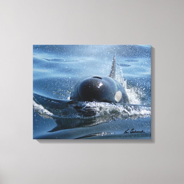 Zentrum für Walforschung - Canvas-Druck Leinwanddruck (Vorderseite)