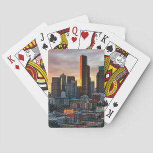 Zentrum Kolumbiens und Innenstadt Seattle, Seattle Spielkarten