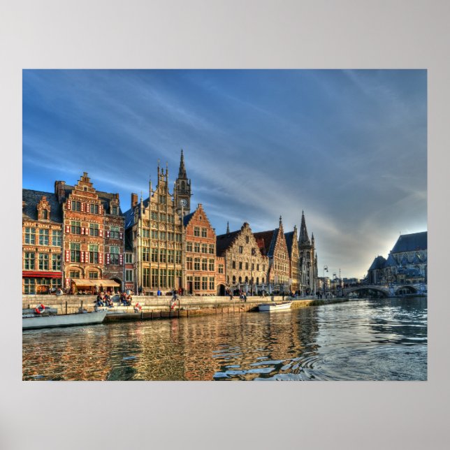 Zentrum von Gent Poster (Vorne)