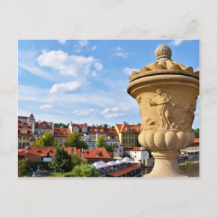 Zentrum von Prag, Tschechische Republik Postkarte