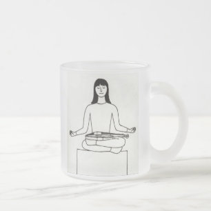 Zenviolist-Tasse Mattglastasse