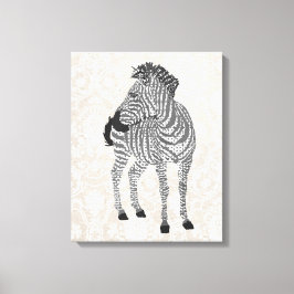 Zenya Black & White Art Leinwand