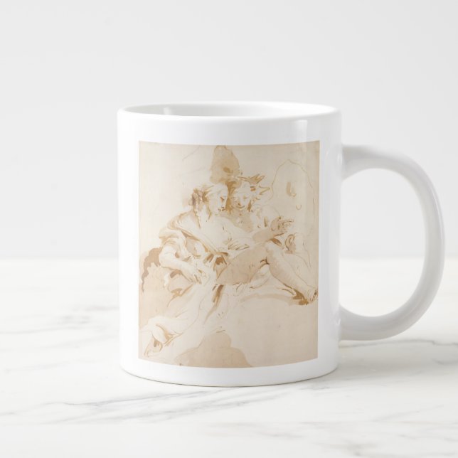 Zephyr und Flora Jumbo-Tasse (Rechts)