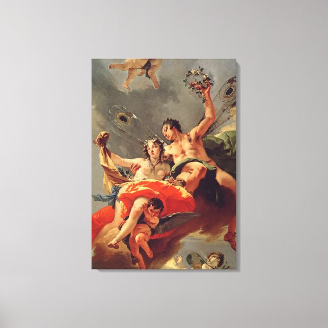 Zephyr und Flora Leinwanddruck (Vorderseite)