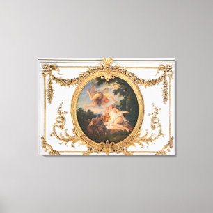 Zephyr und Flora, von Salle de Conseil Leinwanddruck