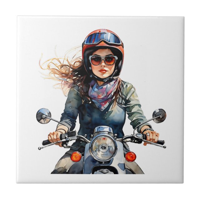 "Zephyra" "Vento Dolce" - Sweet Wind Fliese (Vorderseite)