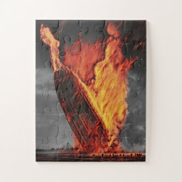 Zeppelin Airship Hindenburg Desaster Circa 1937 Ji